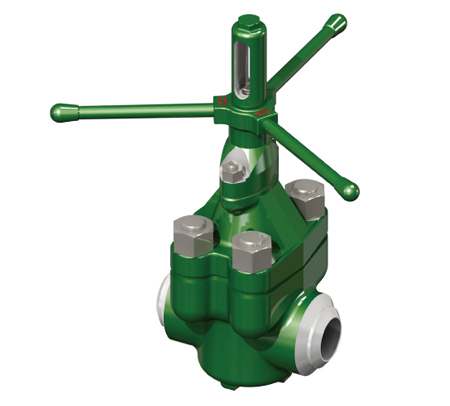 4、5000PSI rubber seal mud  valve Welded end